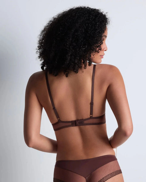 AUBADE Shorty SHEER EMOTION Sepia