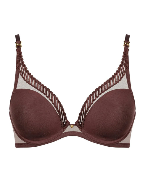 AUBADE Bügel-Triangel BH SHEER EMOTION Sepia