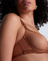 AUBADE Halbschalen-BH SHEER EMOTION Honey