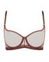 AUBADE Halbschalen-BH SHEER EMOTION Sepia