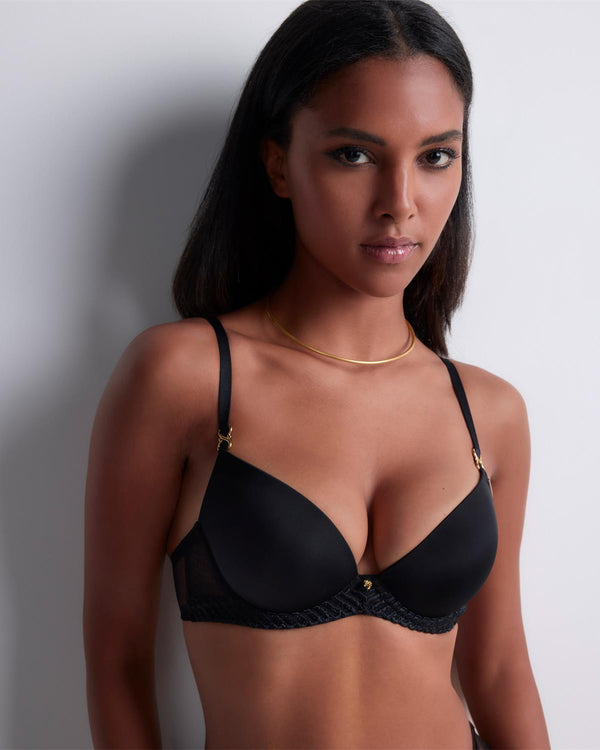 AUBADE Push-up BH Black SHEER EMOTION