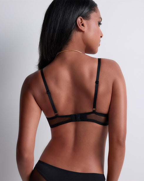 AUBADE Push-up BH Black SHEER EMOTION