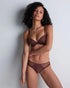 AUBADE Push-up BH SHEER EMOTION Sepia