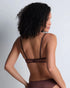 AUBADE Bandeau-Plunge BH SHEER EMOTION Sepia