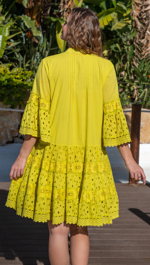 Tunikakleid Gelb 5065 F FRESH COTTON