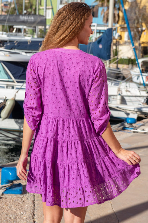 Tunikakleid Lila 5066 F FRESH COTTON