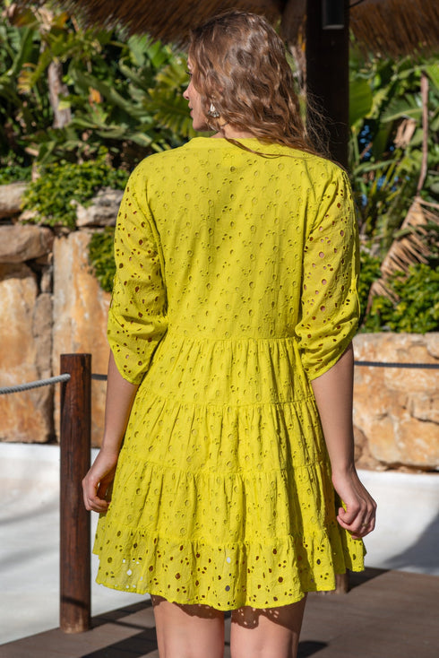 Tunikakleid Gelb 5066 F FRESH COTTON