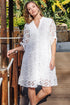 Tunic dress white 5069 F FRESH COTTON