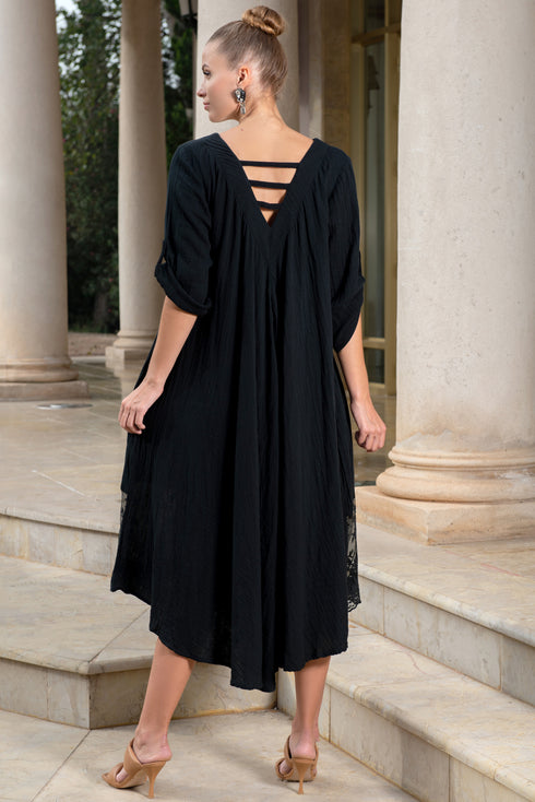 Tunikakleid Schwarz 5070 F FRESH COTTON