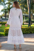 Maxikleid Weiß 5083 F FRESH COTTON