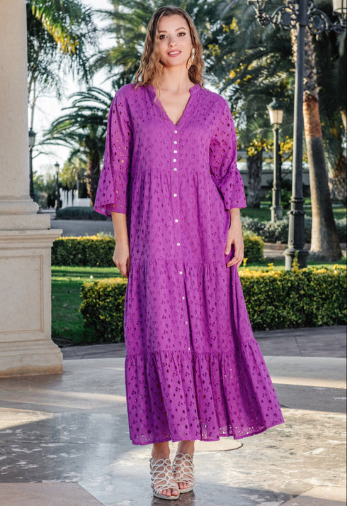 Maxikleid Lila 5085 F FRESH COTTON