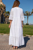 Maxikleid Weiß 5085 F FRESH COTTON