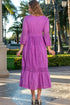 Maxikleid Lila 5086 F FRESH COTTON