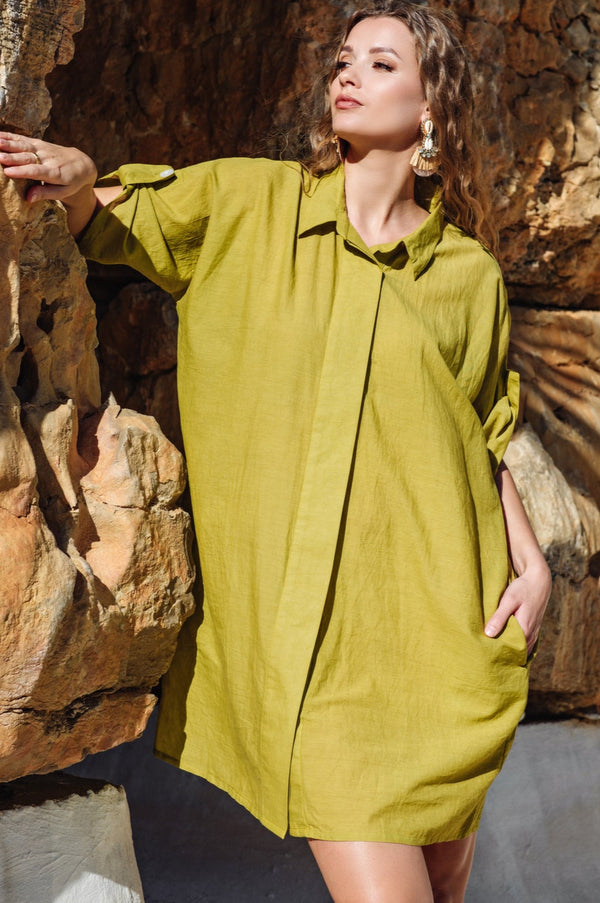 Hemdblusenkleid 5206 A-17c ANASTASEA