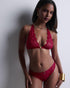 AUBADE Bralette SENSE OF ILLUSION Red Berry