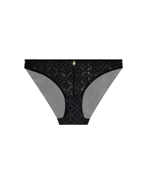 AUBADE Rioslip SENSE OF ILLUSION Black
