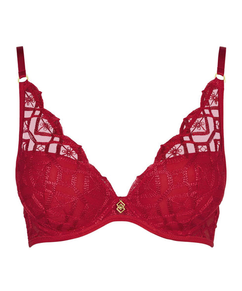 AUBADE Push-Up mit Schale SENSE OF ILLUSION Red Berry