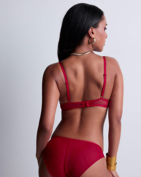 AUBADE Push-Up mit Schale SENSE OF ILLUSION Red Berry