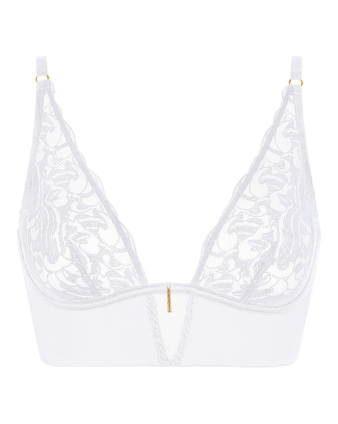 AUBADE Triangel-Bralette SATIN MEMORIES Arctic Blue