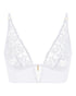 AUBADE Triangel-Bralette SATIN MEMORIES Arctic Blue