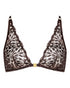 AUBADE Triangel-Bralette CRAZY IN LOVE Satin Brown