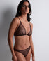 AUBADE Triangel-Bralette CRAZY IN LOVE Satin Brown