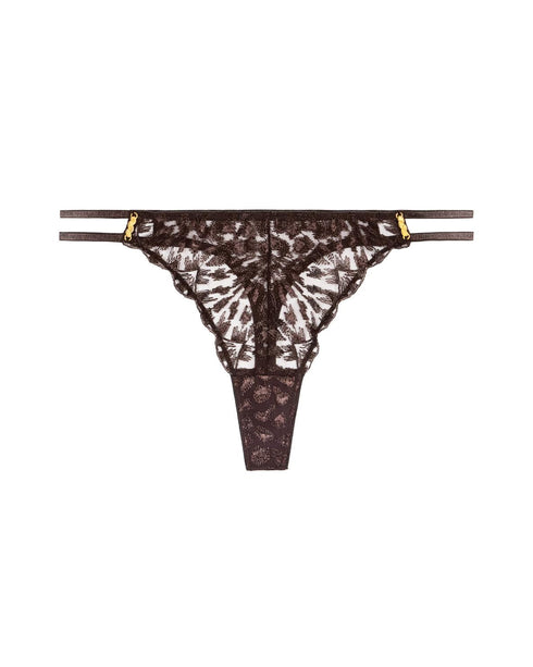 AUBADE String CRAZY IN LOVE Satin Brown