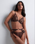 AUBADE String CRAZY IN LOVE Satin Brown