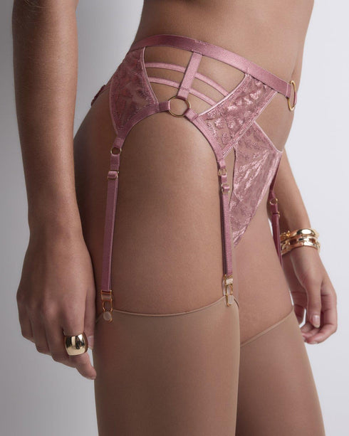 AUBADE Strumpfhalter CRAZY IN LOVE Warm Pink