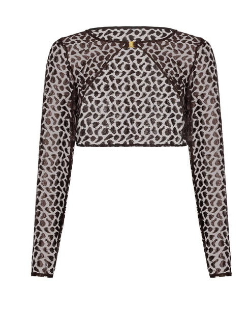 AUBADE Bolero CRAZY IN LOVE Satin Brown