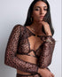 AUBADE Bolero CRAZY IN LOVE Satin Brown