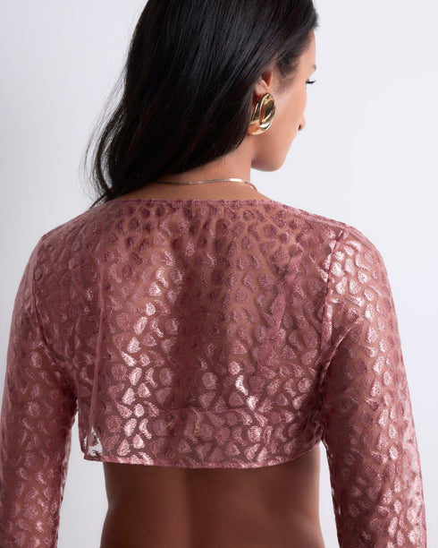 AUBADE Bolero CRAZY IN LOVE Warm Pink