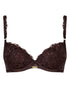 AUBADE Gemoldeter Push-Up BH CRAZY IN LOVE Satin Brown
