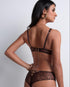 AUBADE Gemoldeter Push-Up BH CRAZY IN LOVE Satin Brown