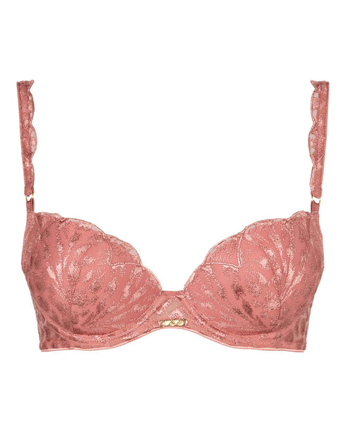 AUBADE Gemoldeter Push-Up BH CRAZY IN LOVE Warm Pink