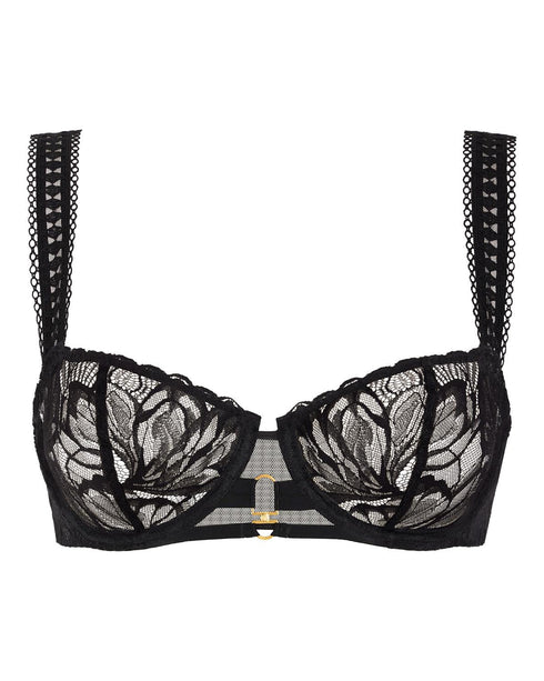 AUBADE Halbschale BH mit Bügel AFTER HOURS Black