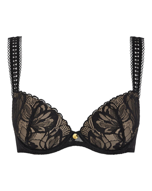 AUBADE Gemoldeter Push-Up BH AFTER HOURS Black