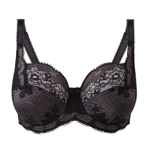 Panache Clara Full Cup – Bügel-BH ohne Polsterung (Charcoal Black)