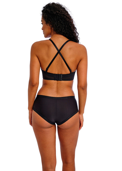 Freya Tailored Black Moulded Strapless Underwire Bra