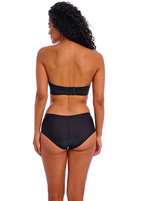 Freya Tailored Black Moulded Strapless Underwire Bra