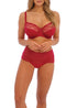 Lace Ease Red Stretch Höschen – unsichtbare Slipkontur