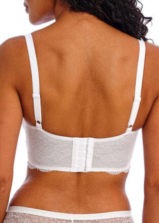Freya Fancies White Longline-BH mit Bügel