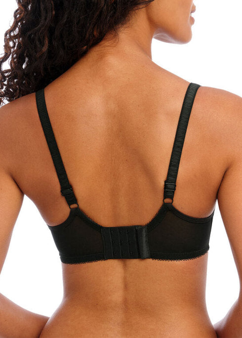 Freya Pure Black Still-BH mit vorgeformten Schalen und Bügel