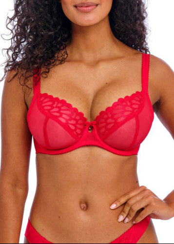 Freya Loveland Bombshell Chilli Red Plunge-BH mit Bügel