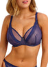 Tailored Dark Sapphire Uw High Apex Plunge Bra