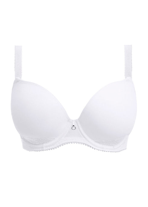 Freya Fascinate White Uw Moulded Plunge T-shirt Bra