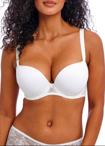 Freya Fascinate White Uw Moulded Plunge T-shirt Bra