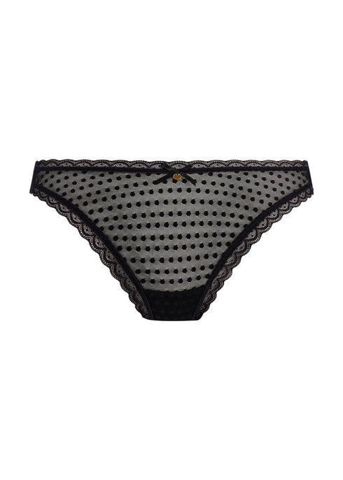 Freya Spot-light Black Slip mit hohem Bein