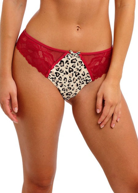 Freya Cherish Me Red Leopard Slip