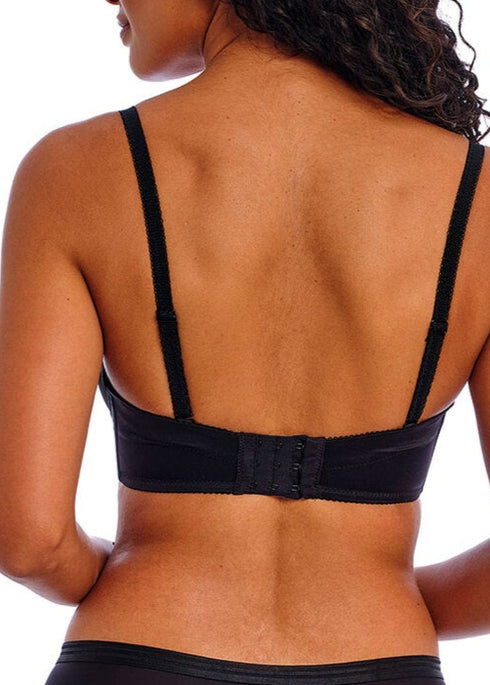 Freya Deco Black Gemoldeter Trägerloser-BH mit Bügel